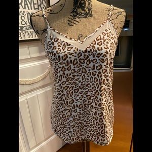 ✔️ NWT Leopard Cami Camisole Size XS  So Chic  By Nine West
